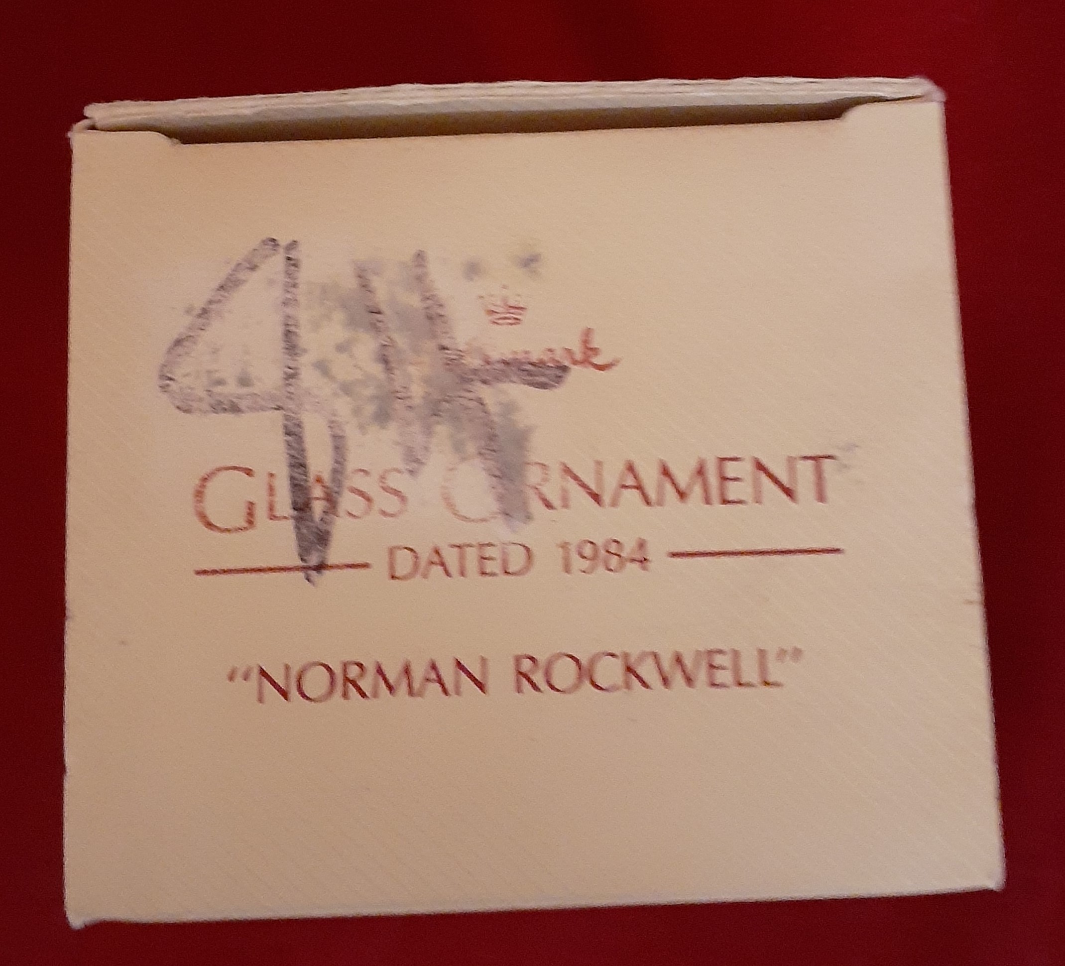 Vintage Hallmark Norman Rockwell Ornament 1984 - Image 4