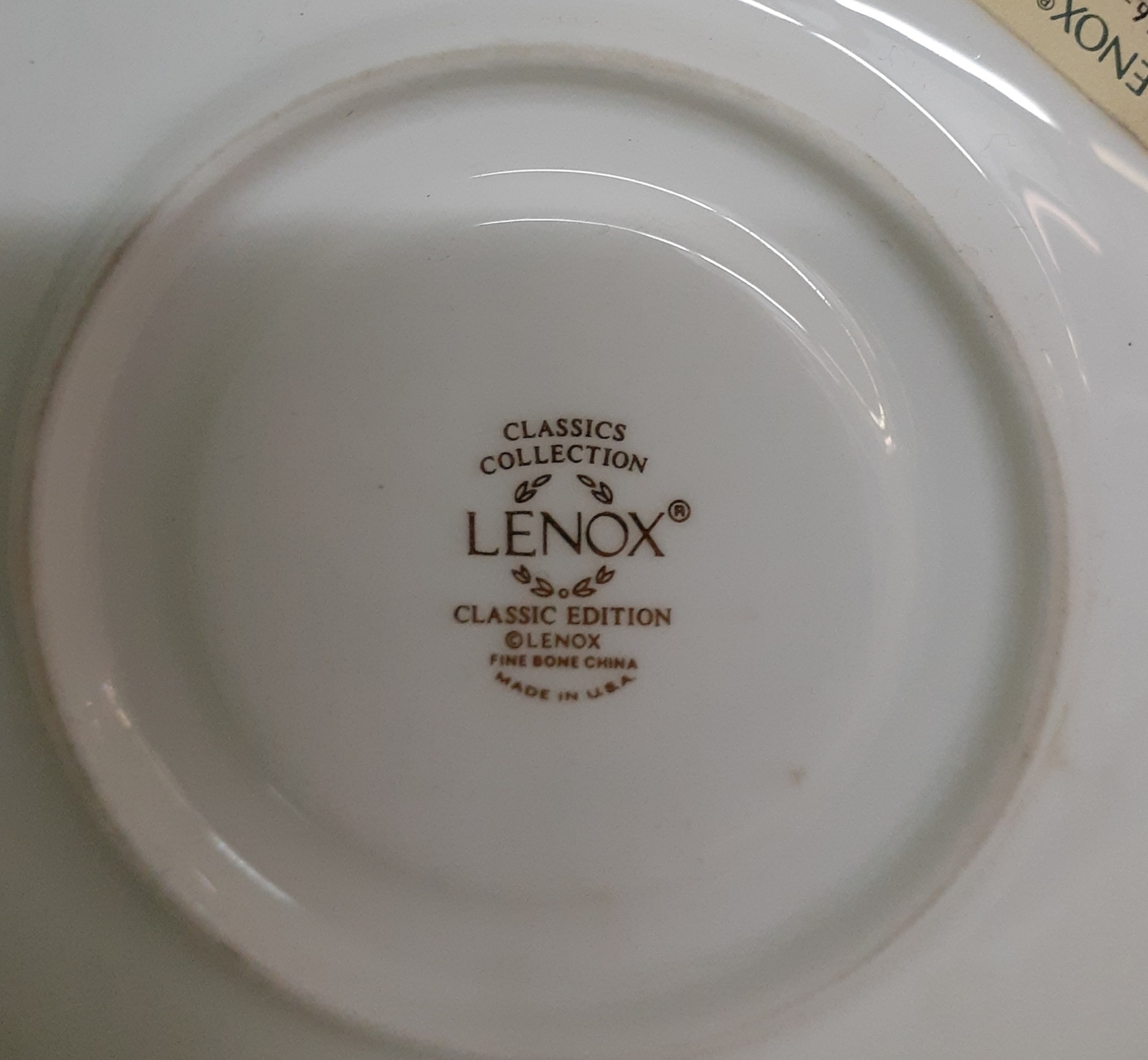 Lenox Classic Edition Bread and Butter Plate - Image 5