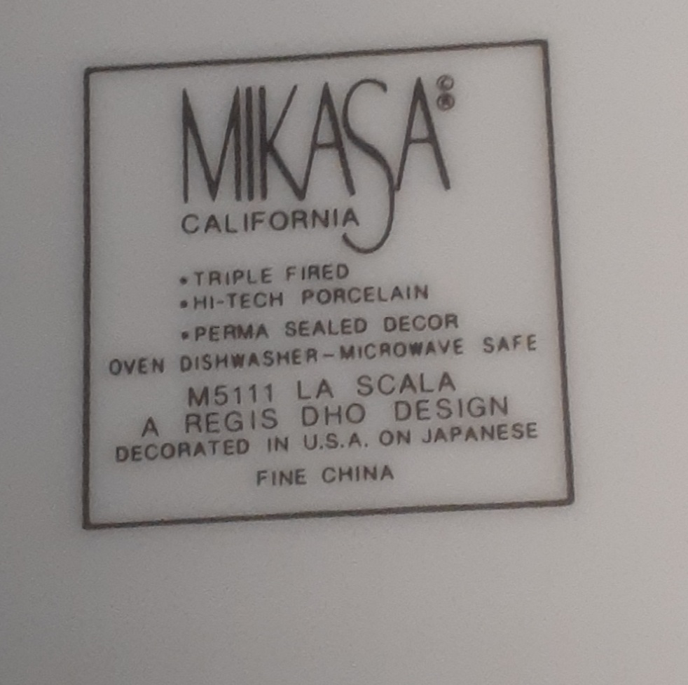 Mikasa 5 Piece Starter Set La Scala Pattern - Image 3