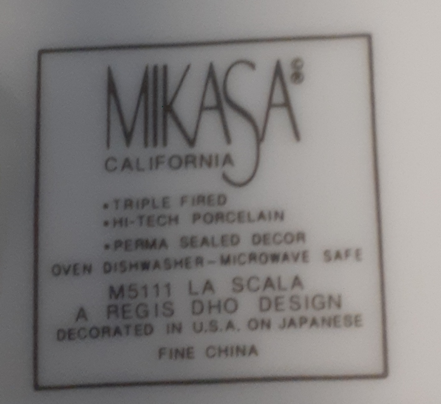 Mikasa Vegetable Bowl La Scala Pattern - Image 4