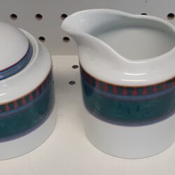 Mikasa La Scala Cream & Sugar Bowl With Lid