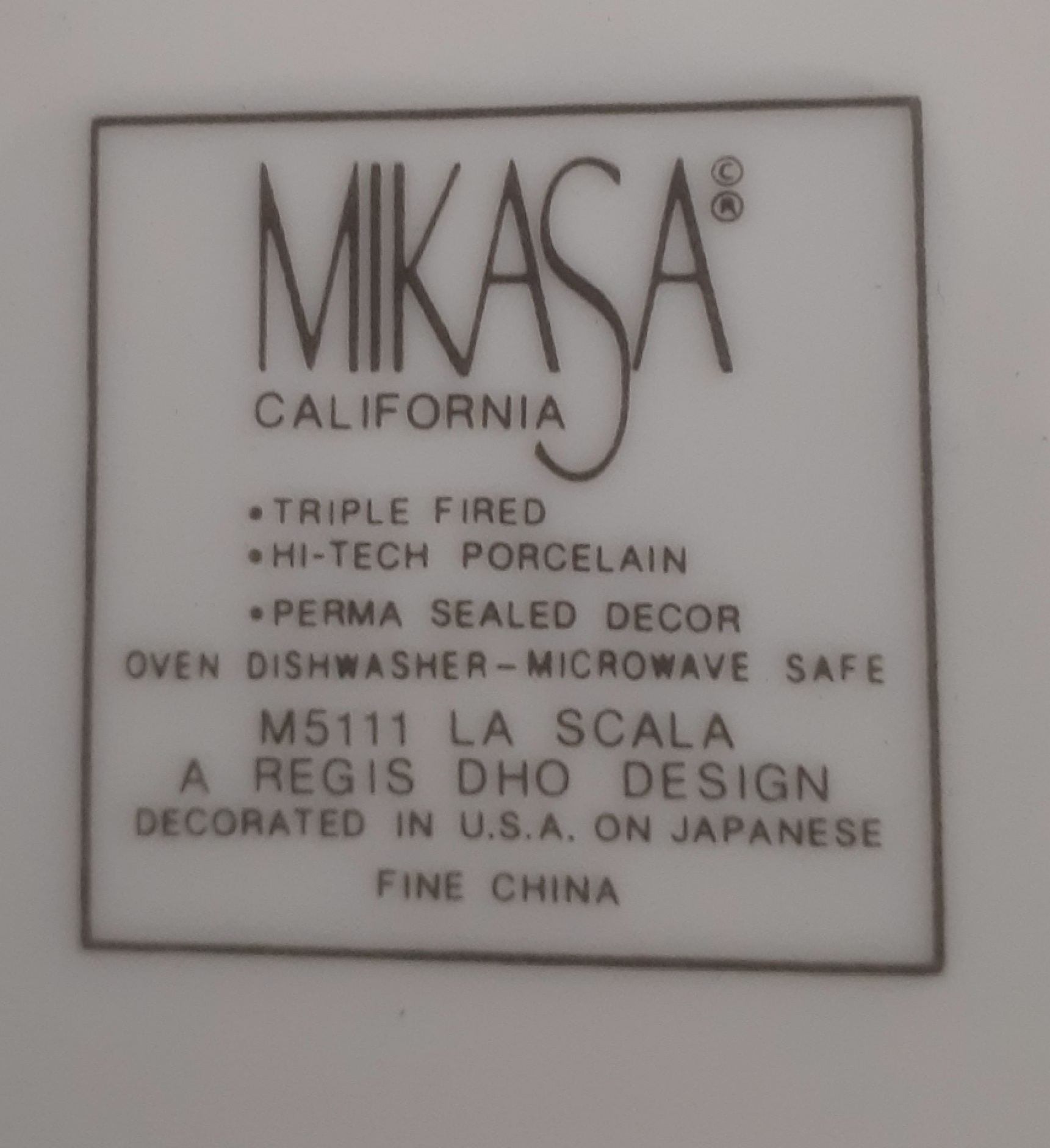 Mikasa California Chop Plate La Scala Pattern - Image 4