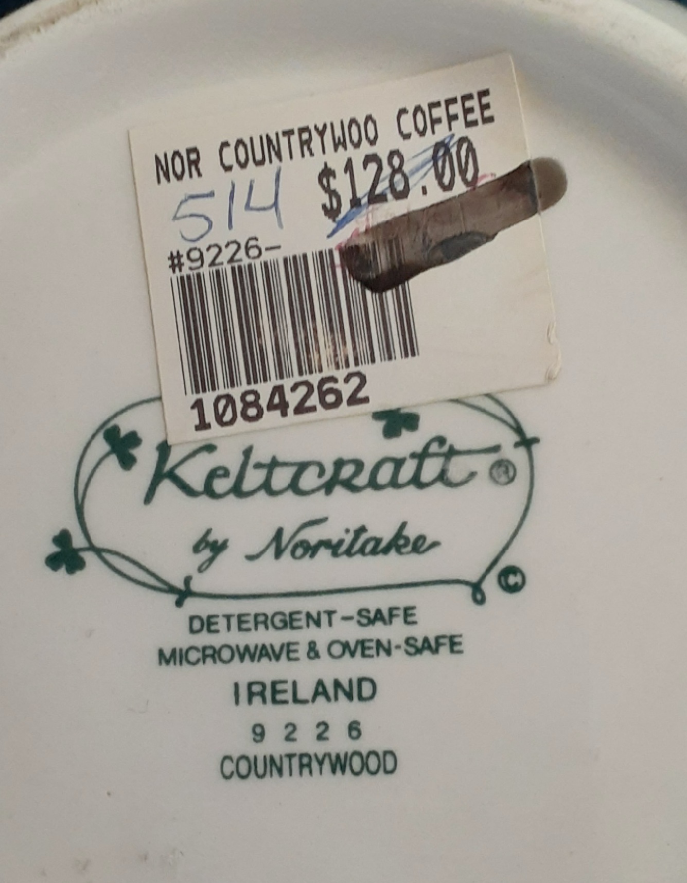 Noritake Coffee/Teapot Countrywood Pattern With Lid - Image 4