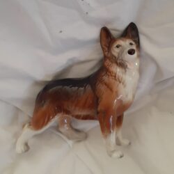 Vintage Melba Ware German Shepard Ceramic Dog Figurine