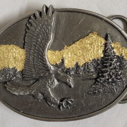 Siskiyou Pewter Belt Buckle The Eagle