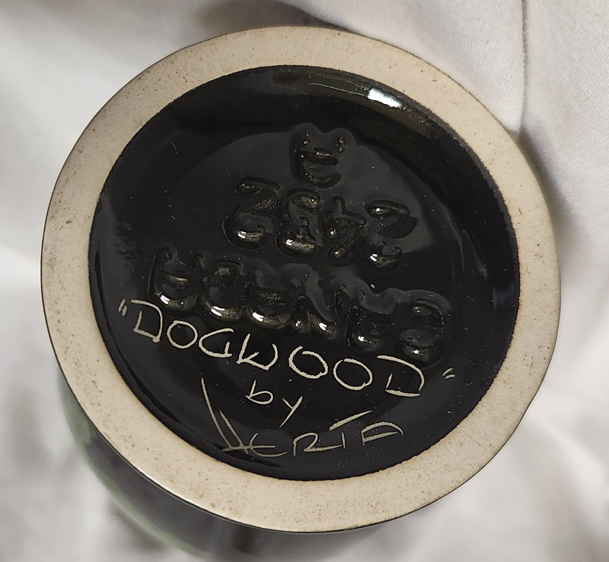 Dogwood Bud Vase/Pitcher by Herta Gertz B.C. Canada 2432A - Image 3