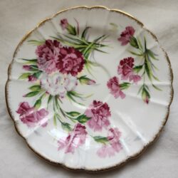 Royal Stafford Bone China Saucer in the Carnation Pattern