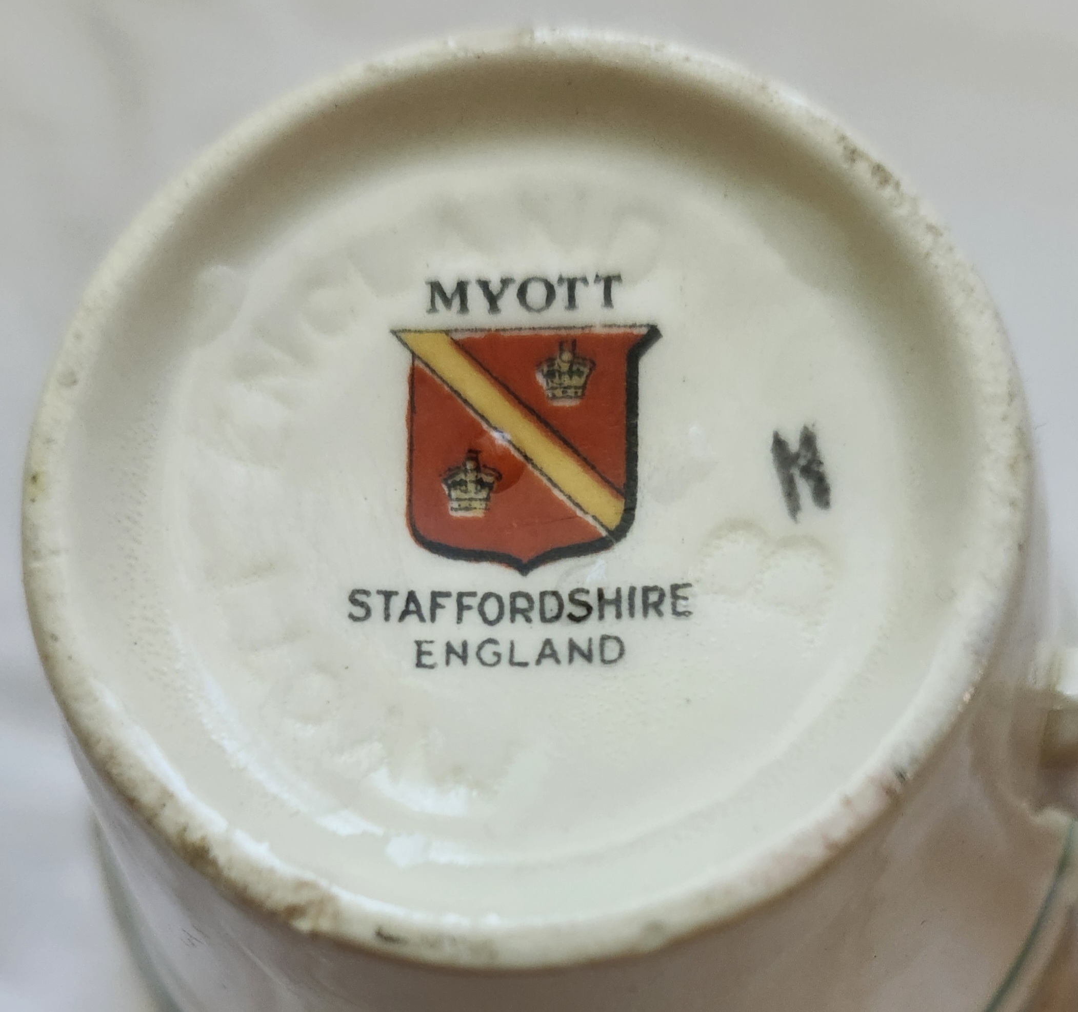 Myott Staffordshire Ceramic Teacup - Image 5