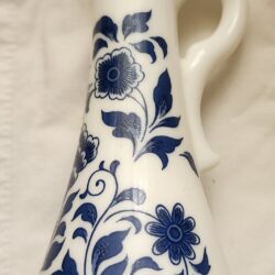 Empty Avon Milk Glass Decanter with Stopper
